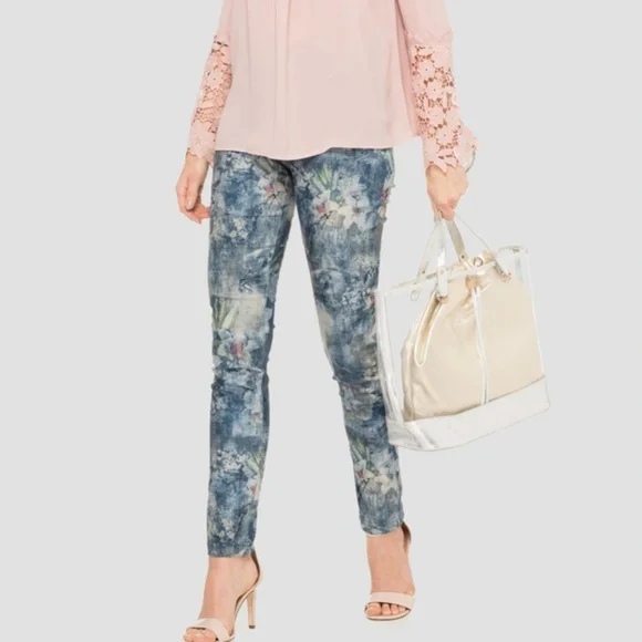 Joseph Ribkoff Floral Pant - Picture 4 of 9
